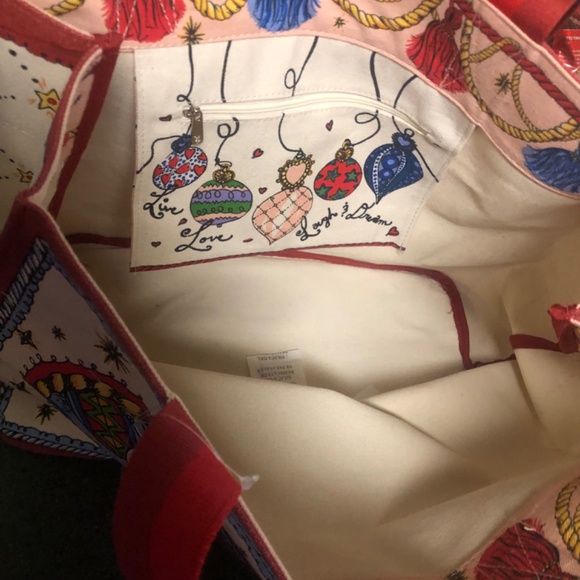 Brighton, Celebrate Holiday, Canvas Tote, NWT - Picture 3 of 5